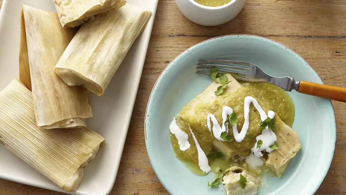 Rajas and Cheese Tamales