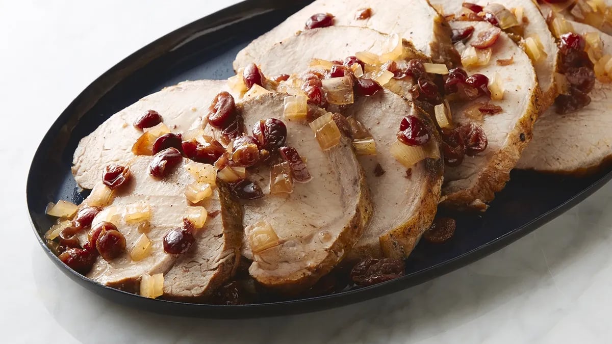 Slow-Cooker Cranberry Pork Roast