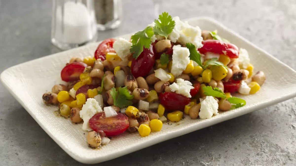 Gluten-Free Blackeyed Pea, Tomato and Corn Salad