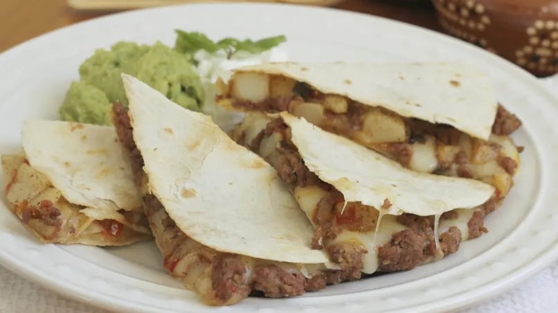 Picadillo Quesadillas