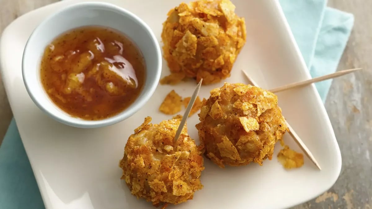 Crispy Chile Lime Turkey Cheese Balls