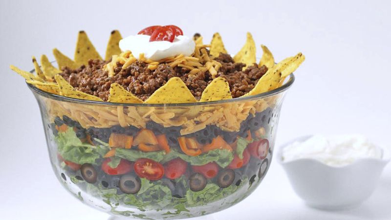 Mexican Layer Dip Salad