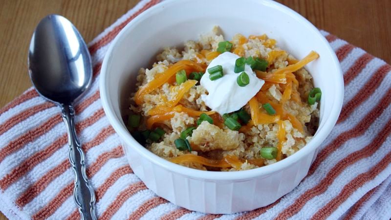 Baked Quinoa “Mac” and Cheese