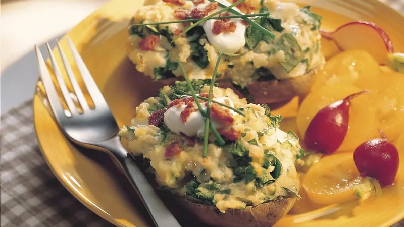 Twice-Baked Cheese Potatoes