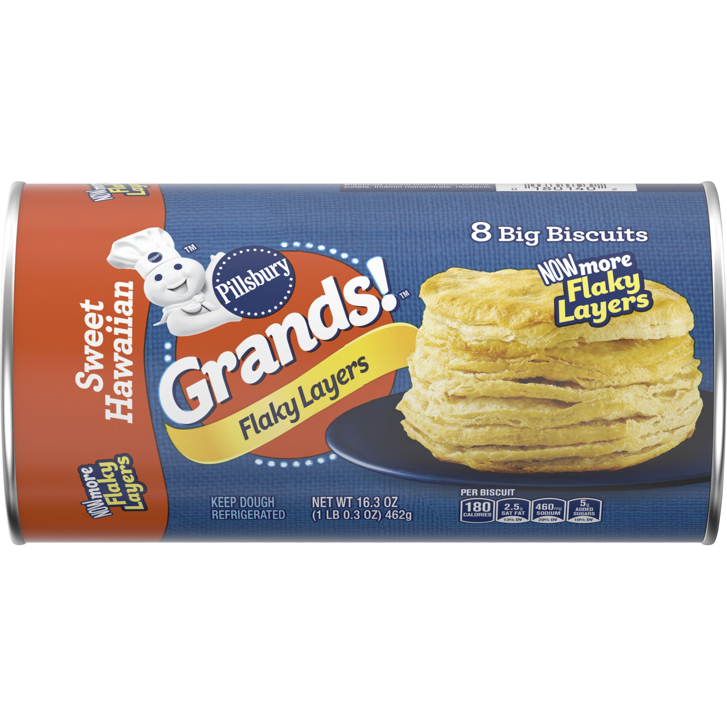 Grands!™ Flaky Layers Sweet Hawaiian Biscuits - Front
