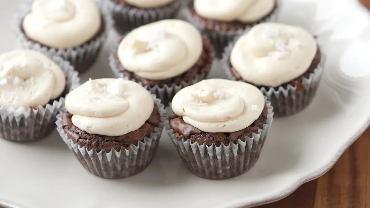 Salted Caramel Brownie Bites