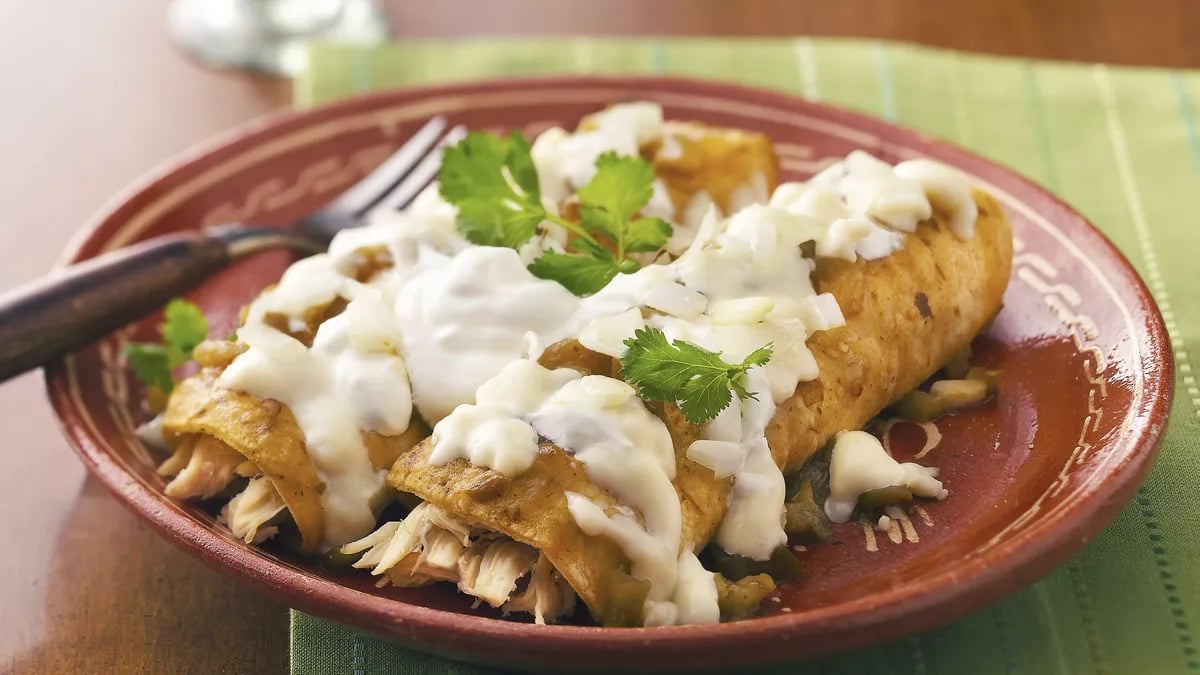 Enchiladas Verde