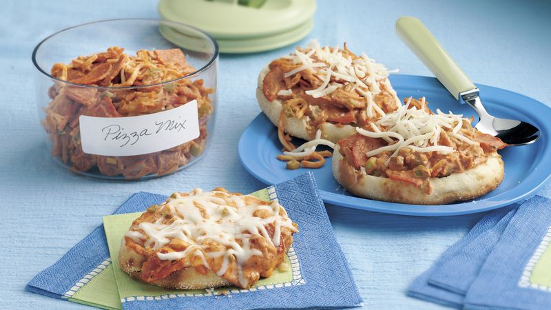 On-the-Go Pepperoni Pizzas