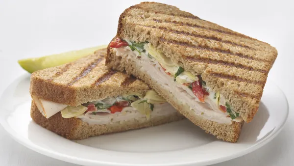 Skinny Turkey-Artichoke Panini