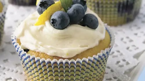 Lemon-Blueberry Cupcakes