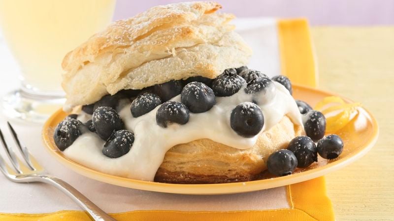 Lemon-Blueberry Shortcakes