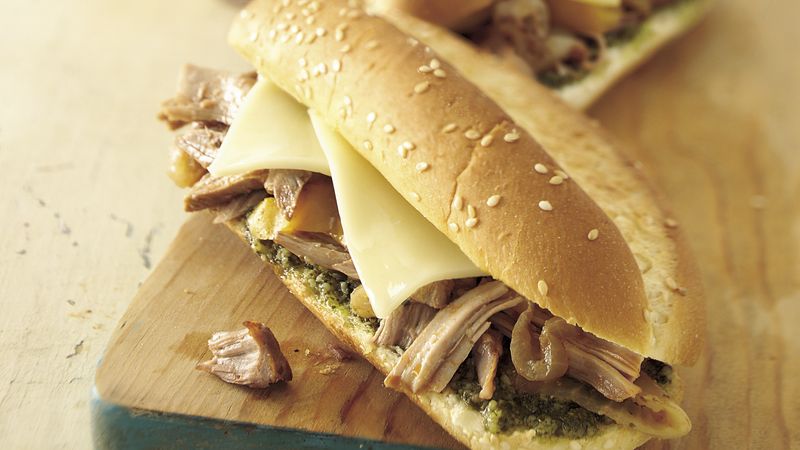 Turkey Cacciatore Sandwiches