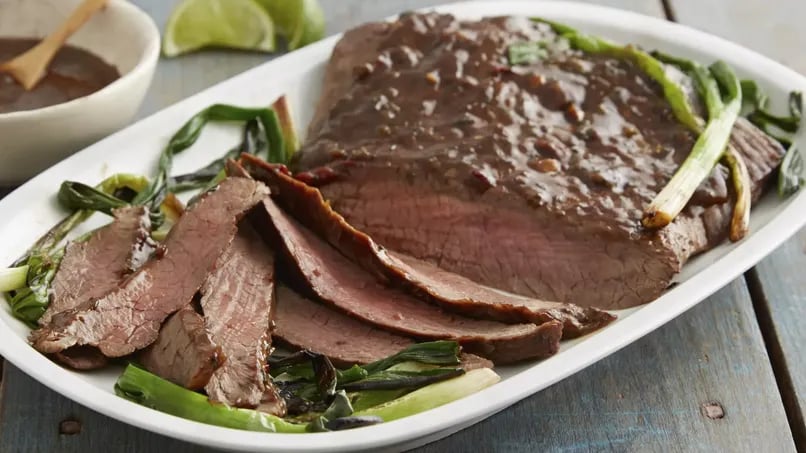 Flank Steak with Coffee-Chipotle Sauce