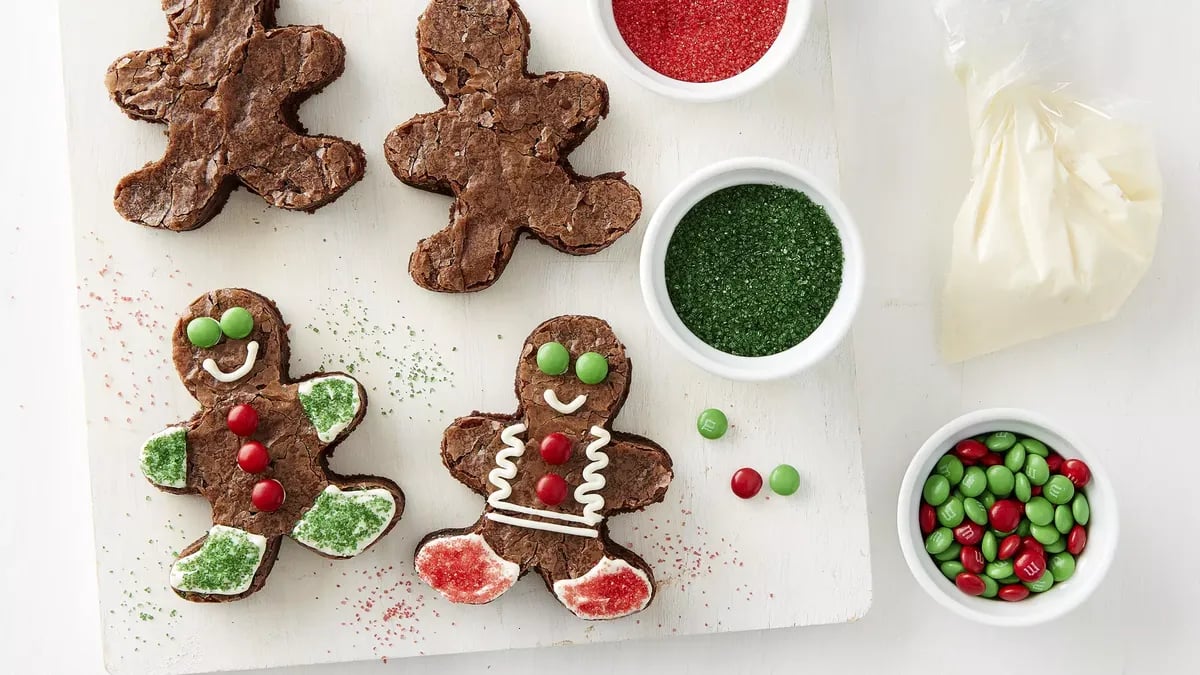 Brownie Gingerbread Men