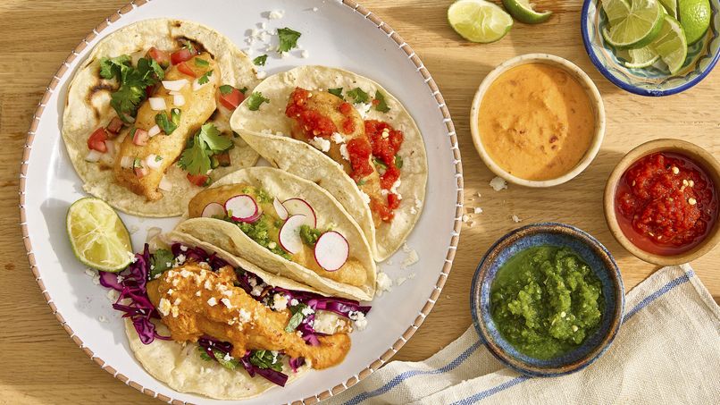 Tacos de pescado estilo Baja