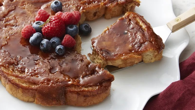Caramel Upside-Down French Toast