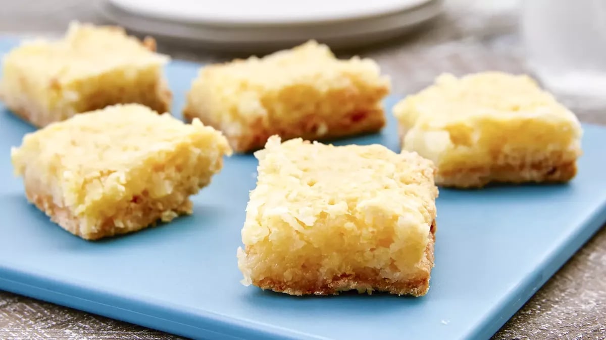 Glazed Lemon-Coconut Bars (Cooking for 2)