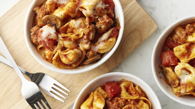 Slow-Cooker Cheesy Italian Tortellini