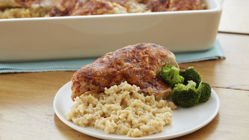 Easy Chicken with Rice Casserole