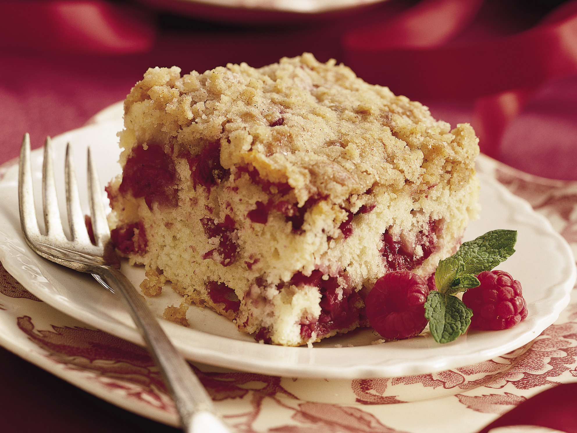 RASPBERRY CREAM CHEESE COFFEE CAKE - Butter with a Side of Bread