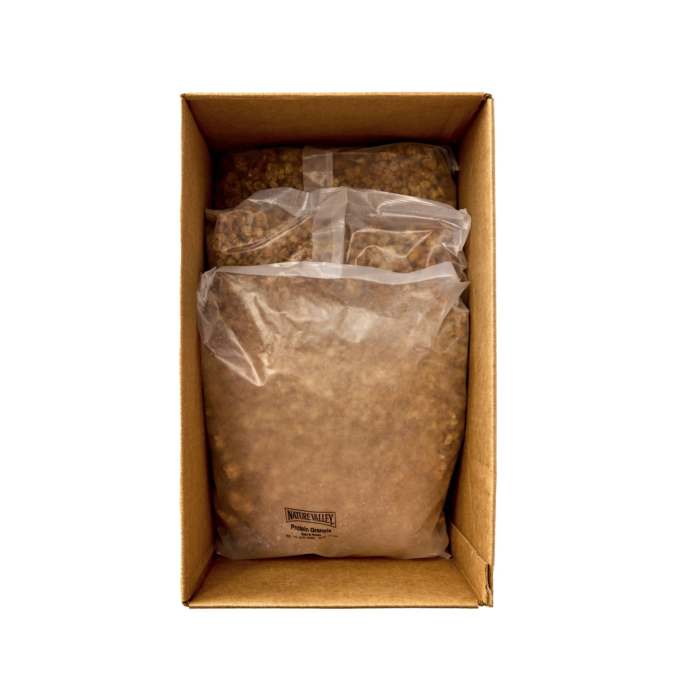  Open Case Nature Valley Protein Granola Bulk Bag Oats and Honey 4/50 OZ