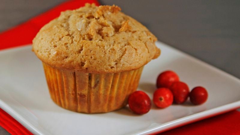 Streusel-Topped Cranberry Coffee Cake Muffins