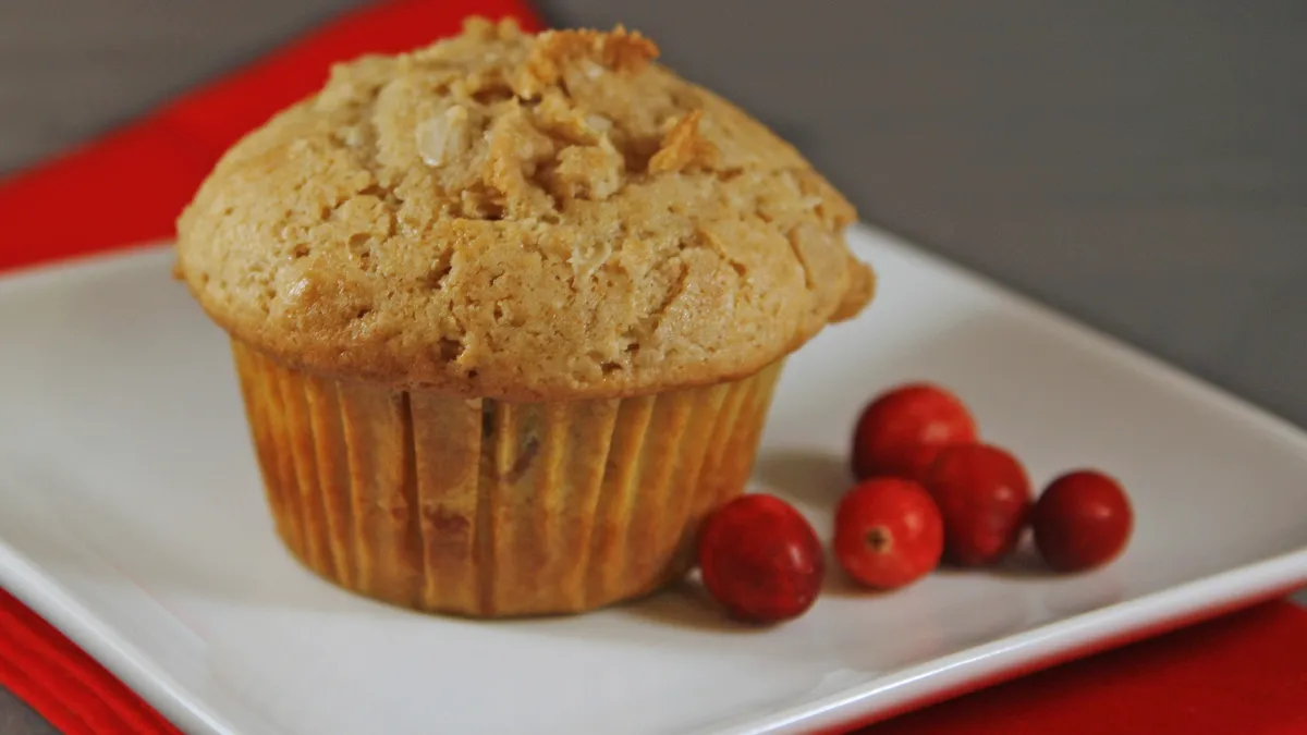 Streusel-Topped Cranberry Coffee Cake Muffins