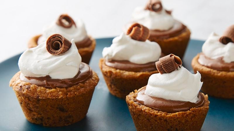 Mini French Silk Cookie Pies