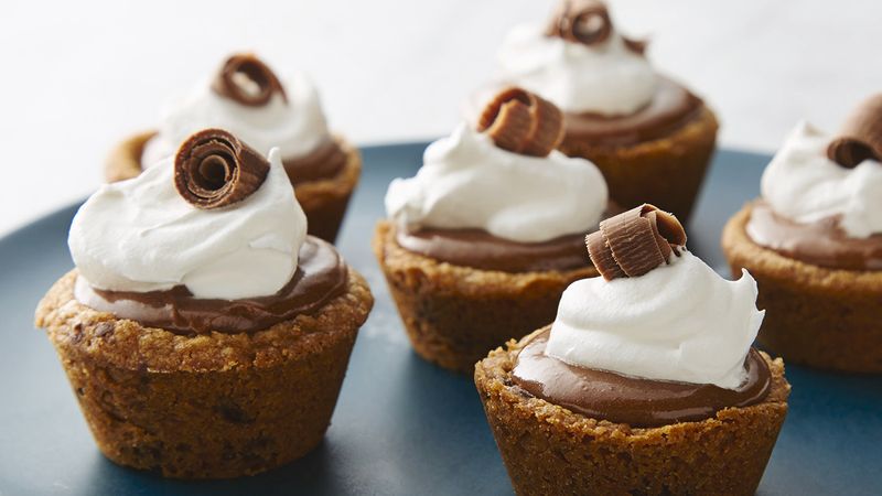 Mini French Silk Cookie Pies
