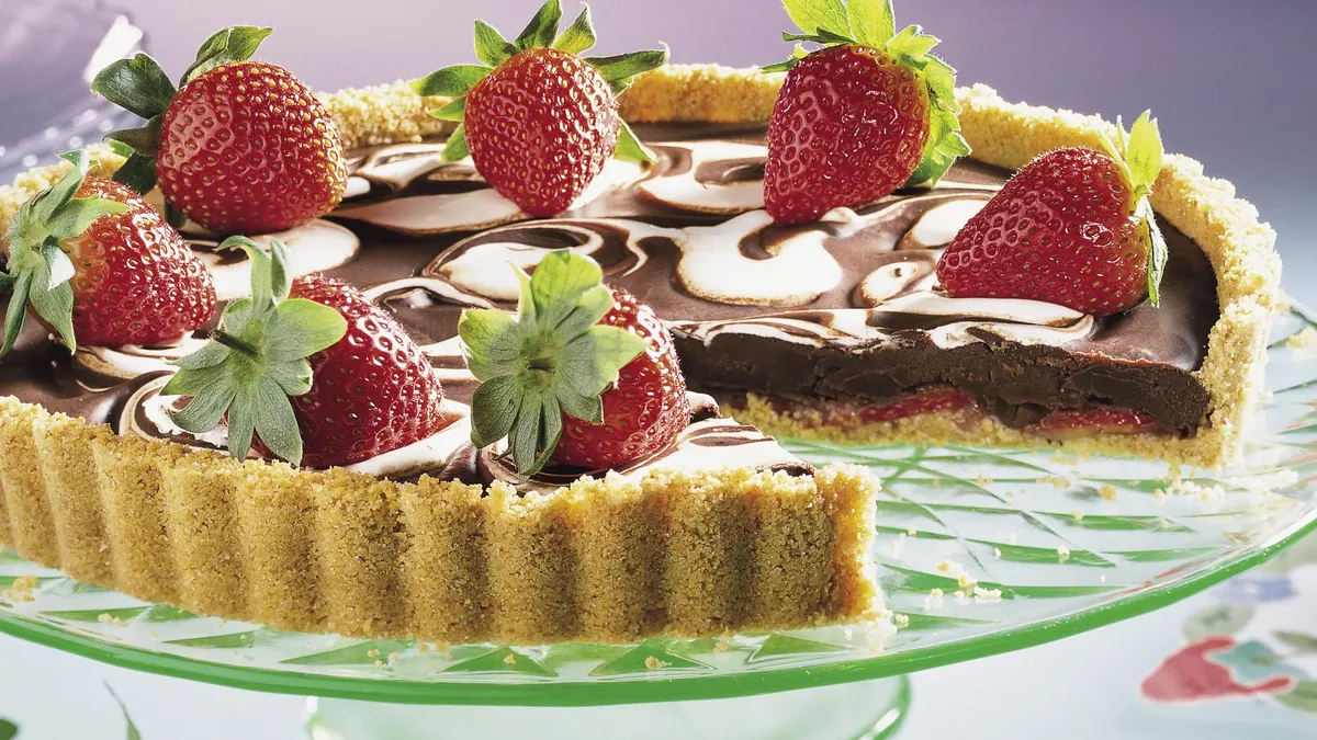 Strawberry S'More Tart