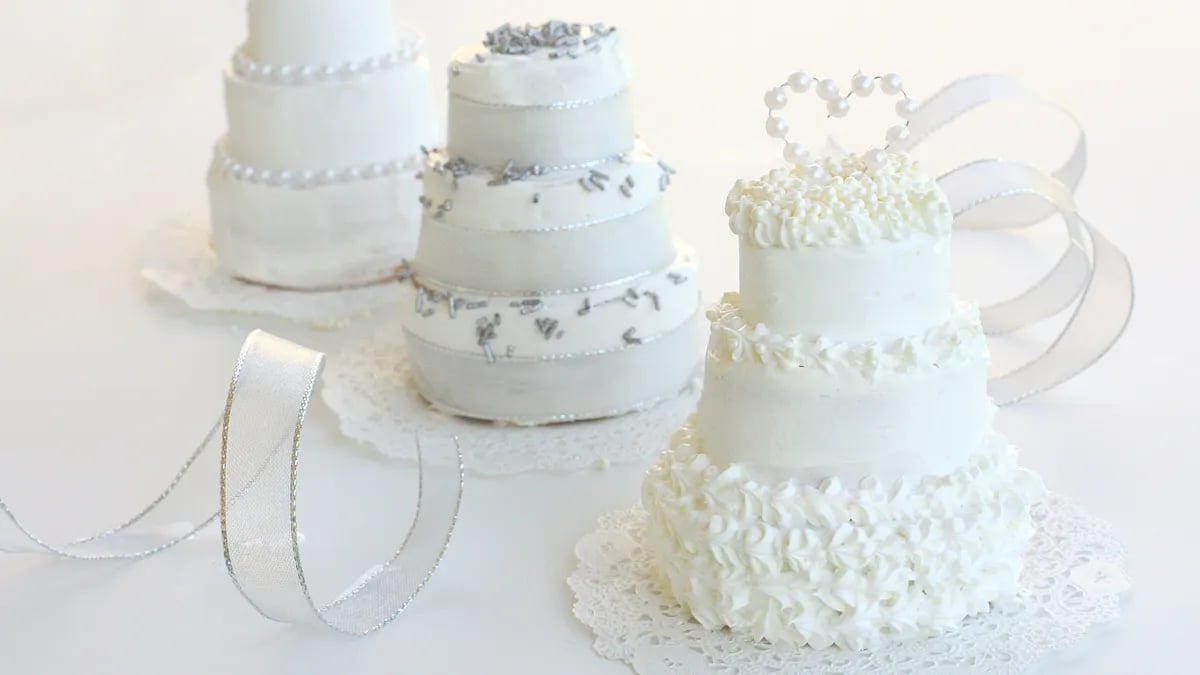 Miniature Wedding Cakes