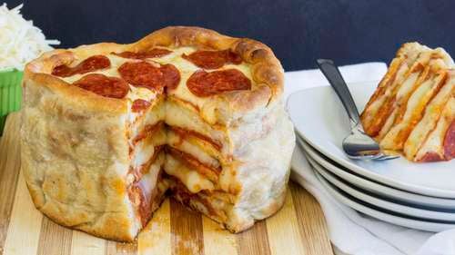 Pepperoni Pizza - Grandbaby Cakes