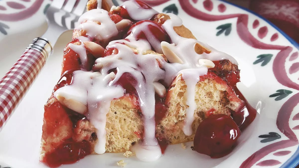 Easy Cherry-Almond Coffee Cake