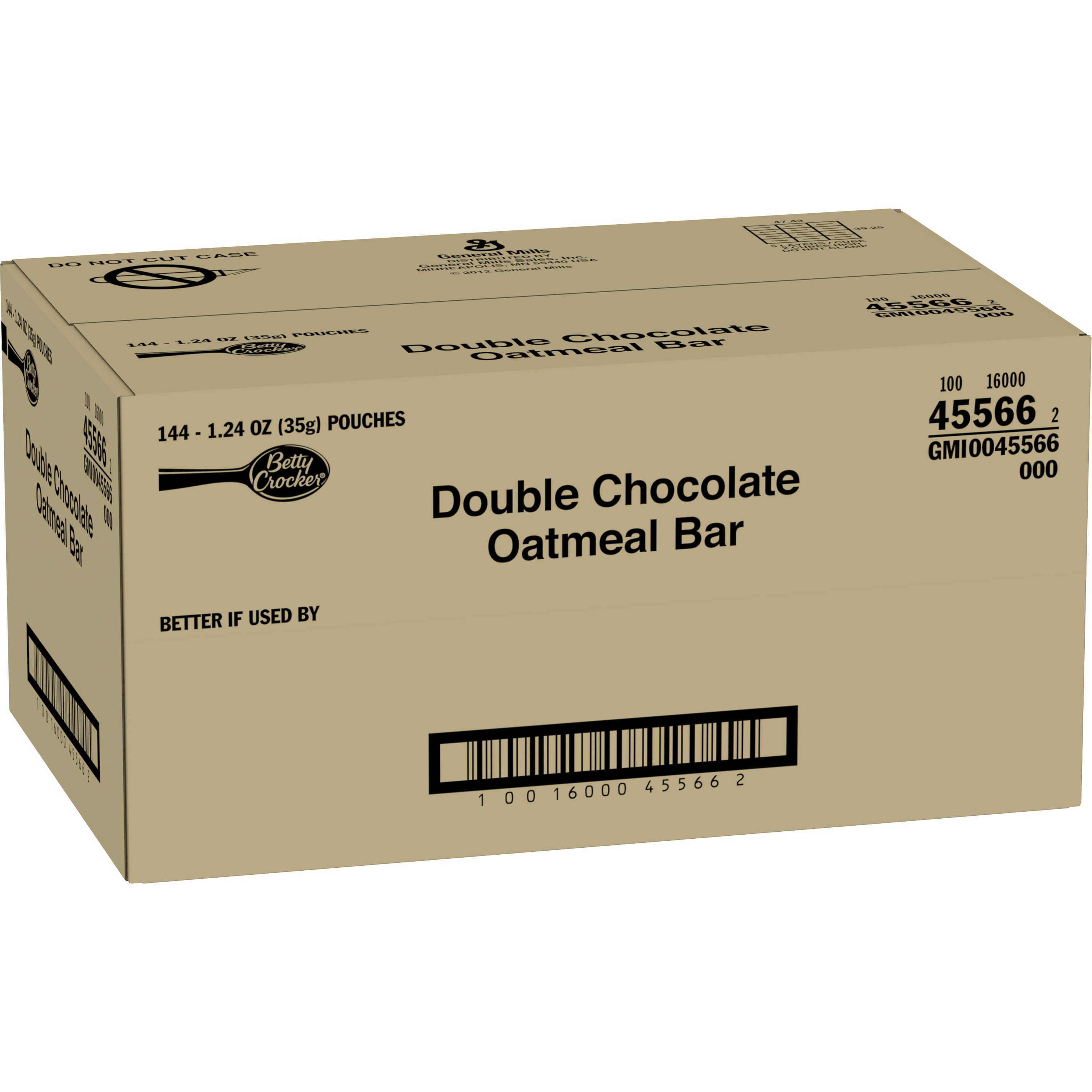 Case - Left Front 3D Betty Crocker Double Chocolate Oatmeal Bar