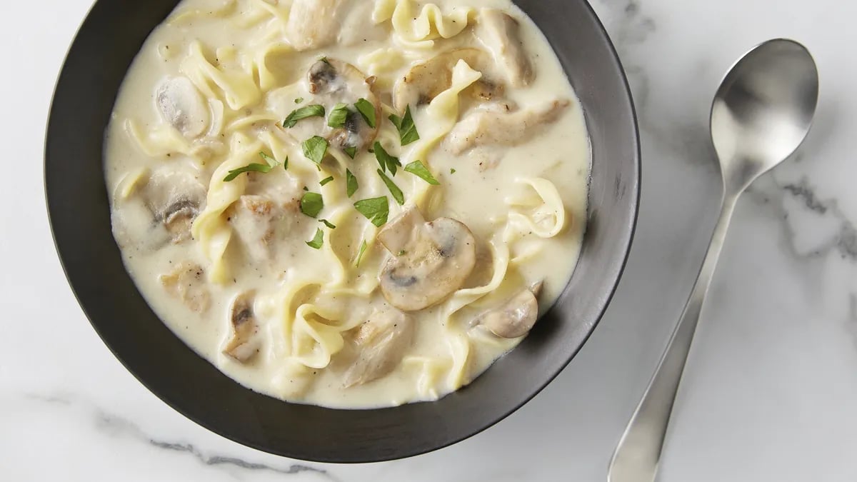 Chicken Tetrazzini Soup