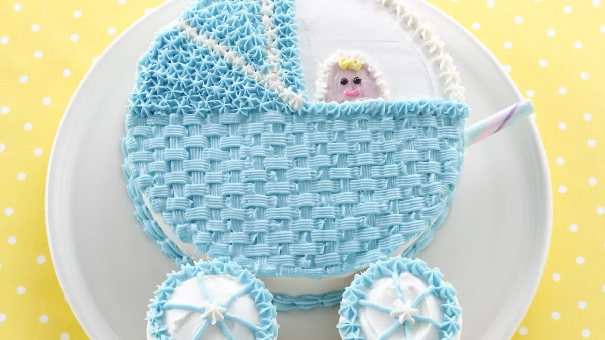 Baby Buggy Cake