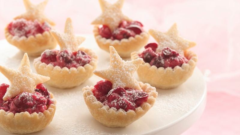 Cranberry Mousse Mini-Tarts