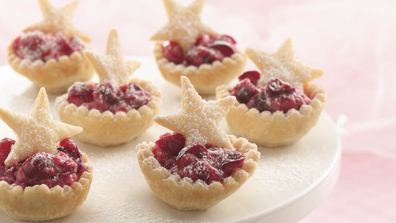Cranberry Mousse Mini-Tarts