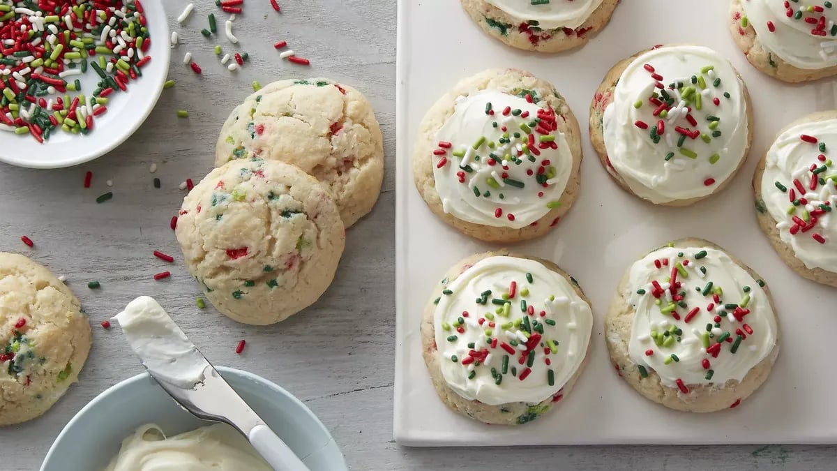 Confetti Cake-Mix Cookies