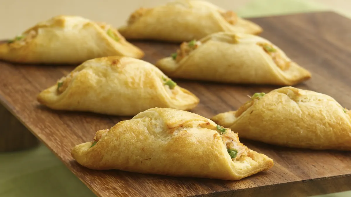 Crab-Filled Crescent Wontons
