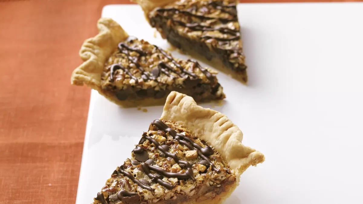 Spiced Chocolate Chip-Pecan Pie