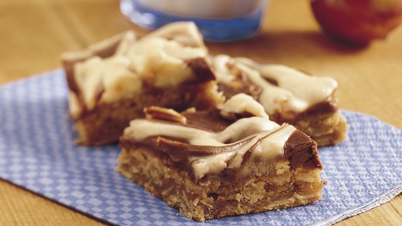 "Marbleous" Peanut Butter Squares Recipe - BettyCrocker.com