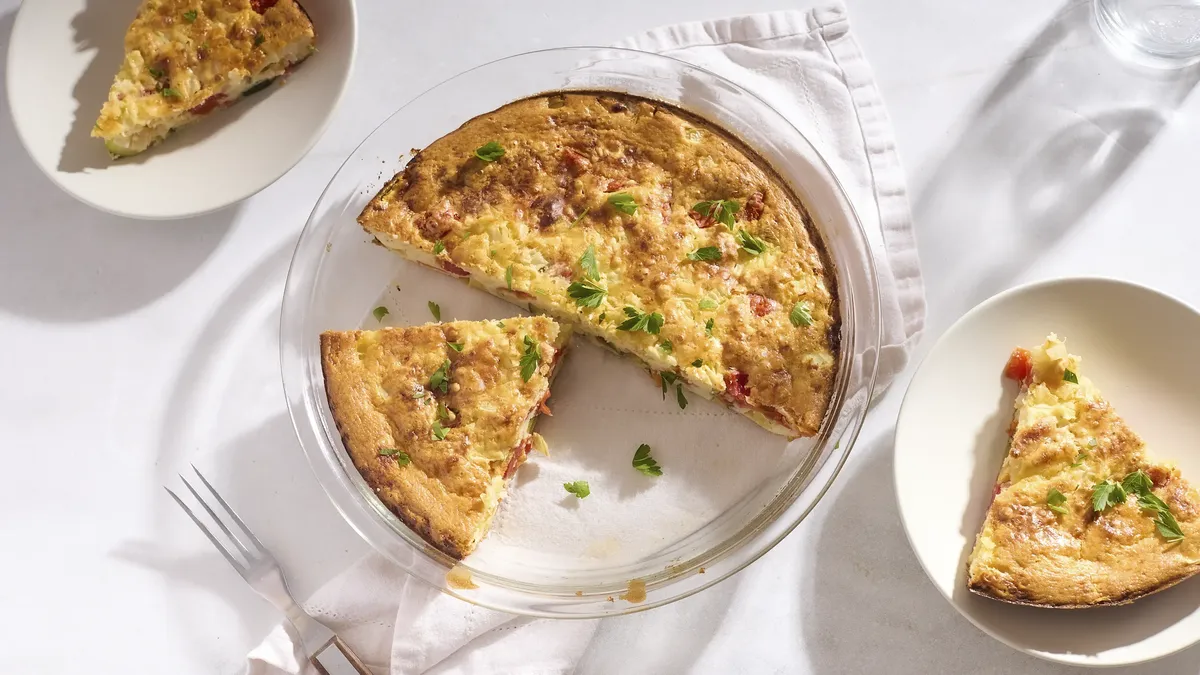 Impossibly Easy Zucchini Pie 