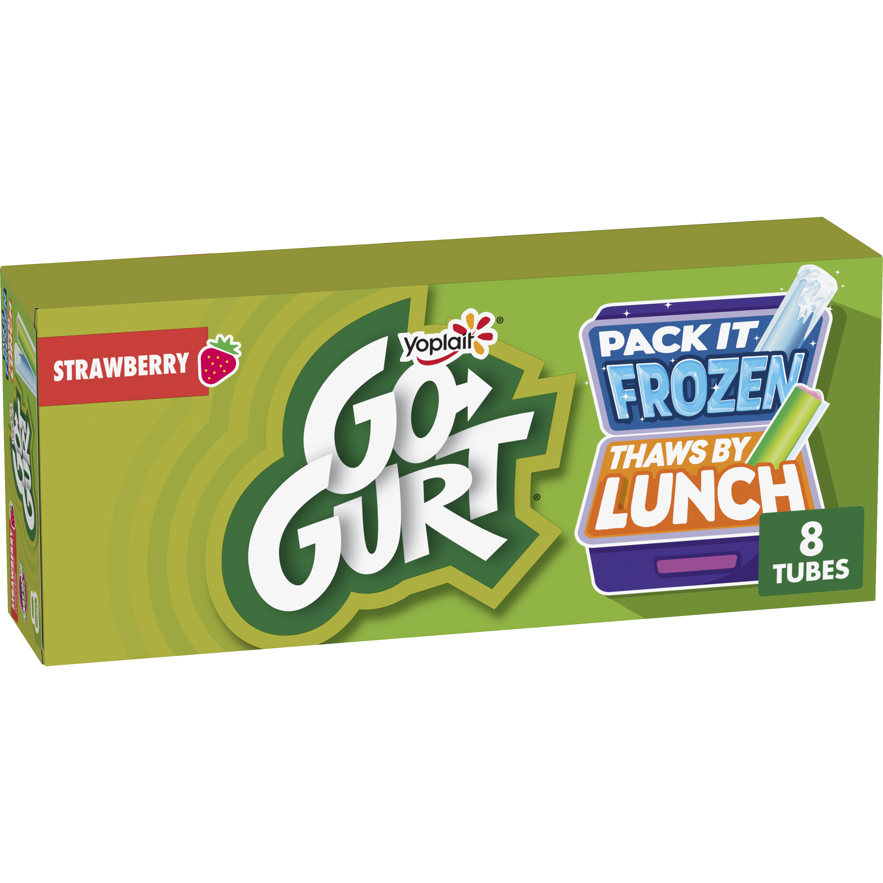 Strawberry Go-GURT Yogurt 8 Pack | Gluten Free Kids Yogurt