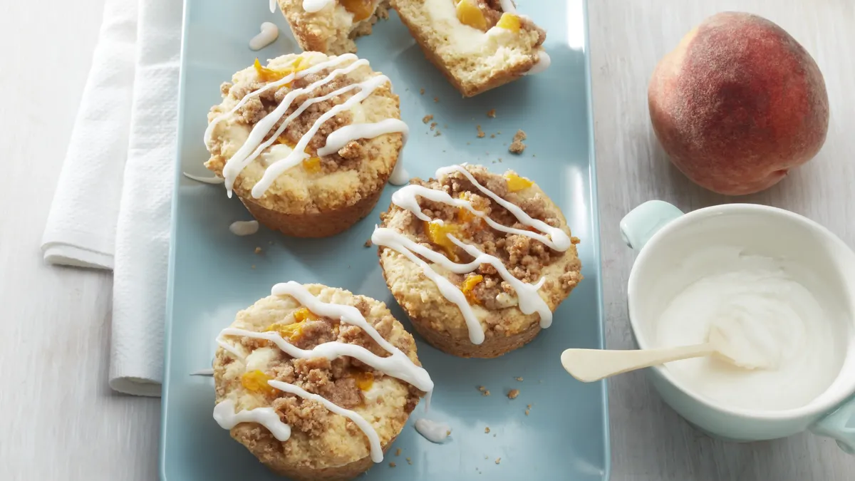 Peach Cinnamon Streusel Cups