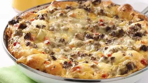 Cheesy Southwest Egg Bake 