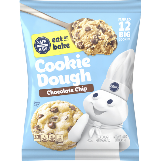 Pillsbury™ Ready to Bake!™ Chocolate Chip Cookie Dough - Front
