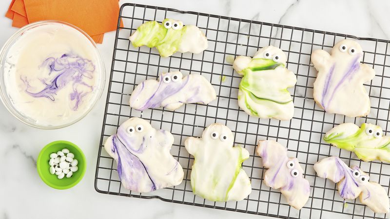 Marbled Halloween Cookies