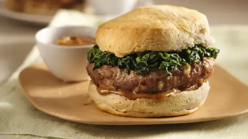 Thai Turkey Burgers with Peanut Sauce
