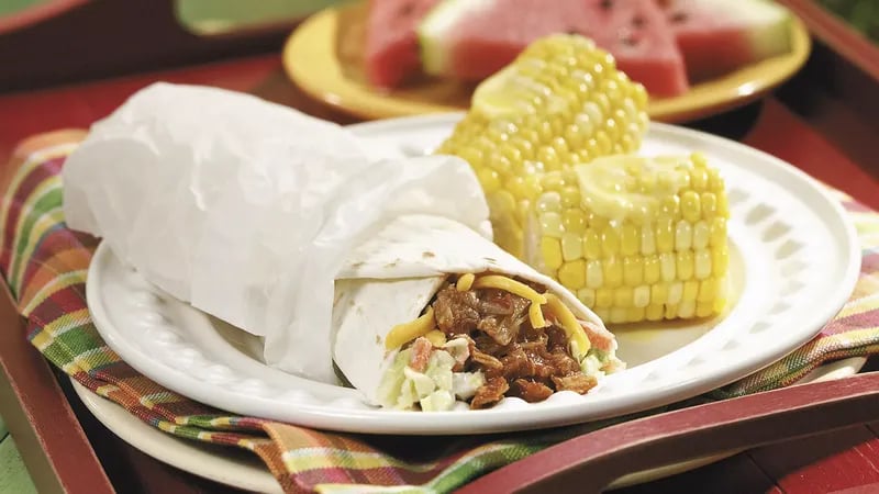 Barbecue Chicken Wraps